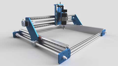 Watch IndyMill open source DIY CNC machine