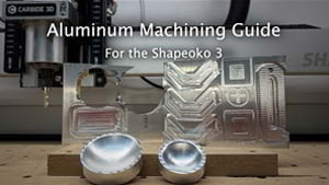 Watch Aluminum cut by Shapeoko CNC machine