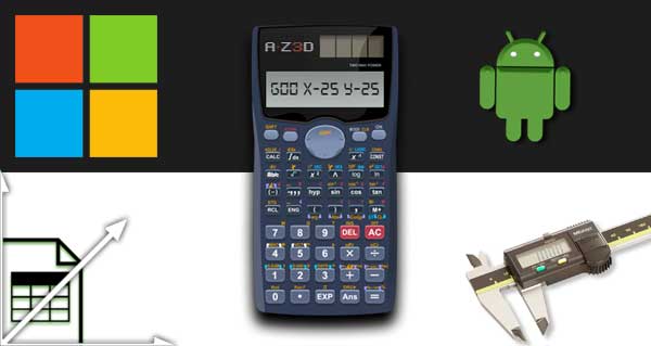 Download CNC and 3D printing software tools, apps and calculators